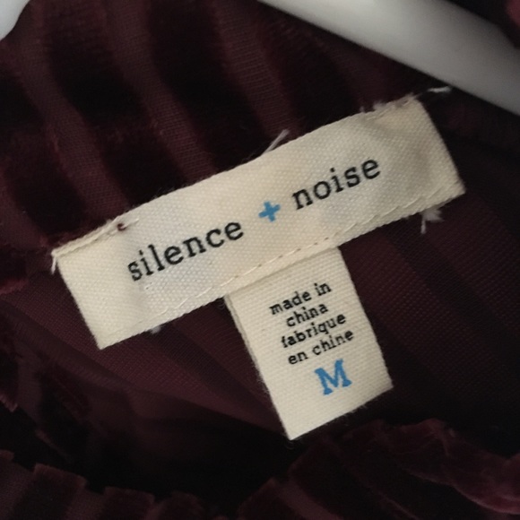 maroon velvet burnout 60s striped tank keyhole tunic - Picture 6 of 6